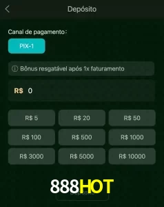 deposits 888HOT
